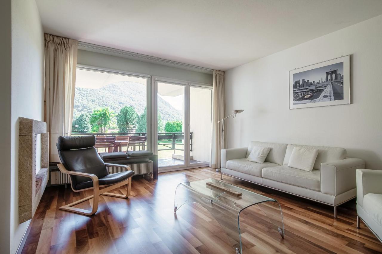 Cadro Garden By Quokka 360 - Flat With Garden View Lägenhet Lugano Exteriör bild